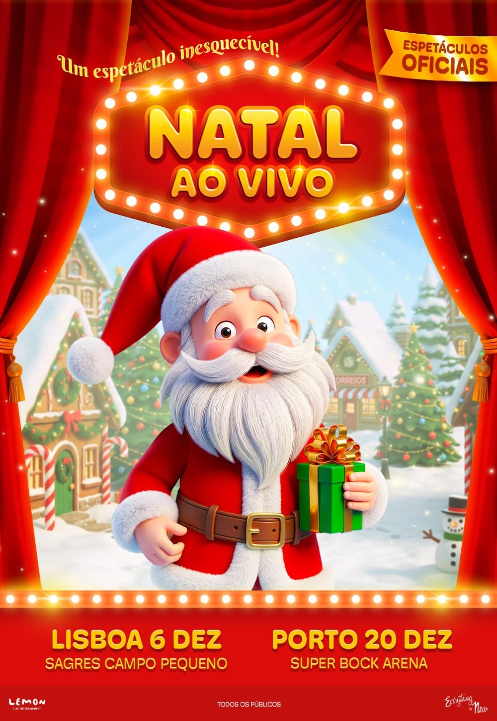 Cartaz — NATAL AO VIVO